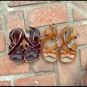 2 pairs of Salt Water sandals both pairs for $35